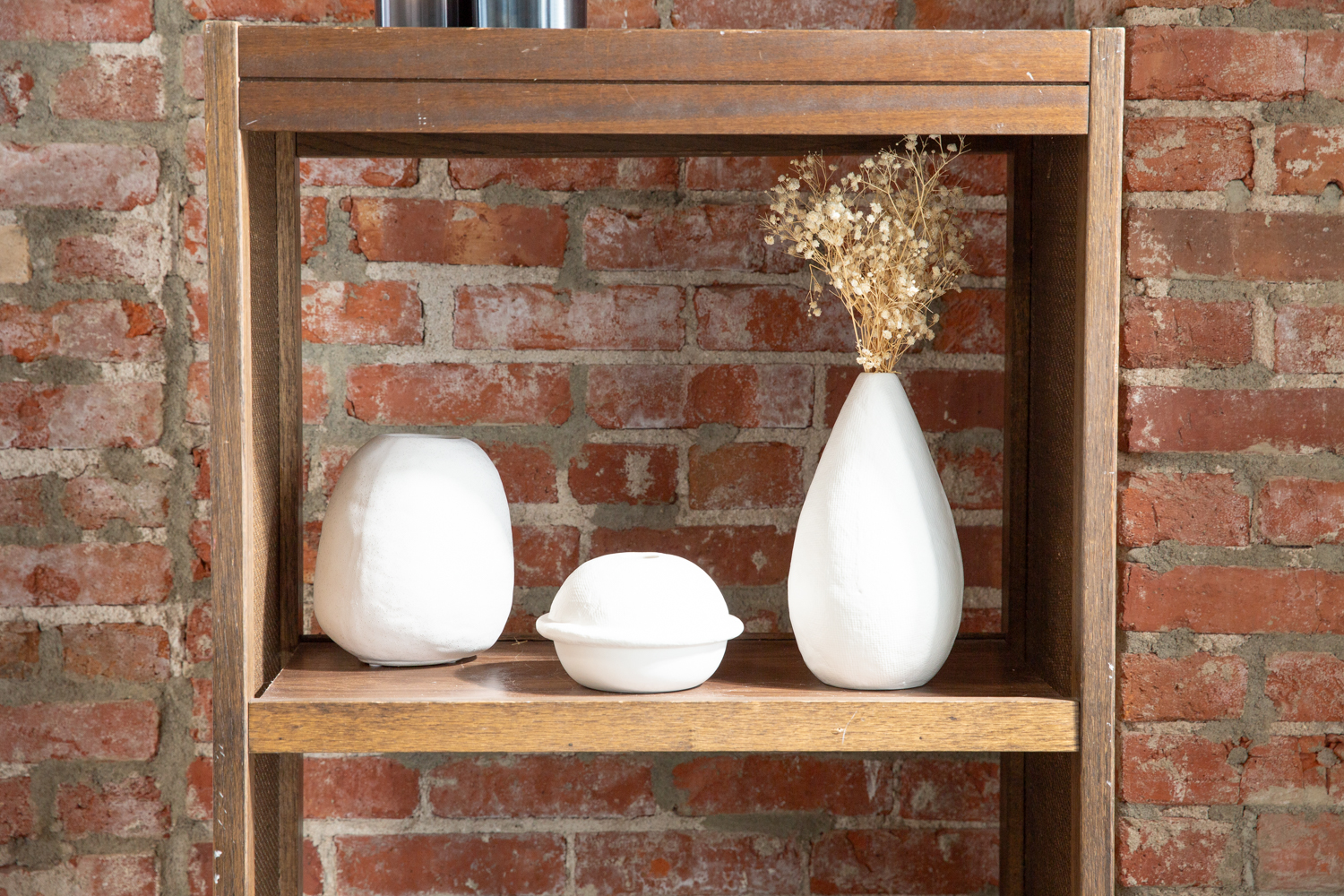 Mason Decorative Vases - White